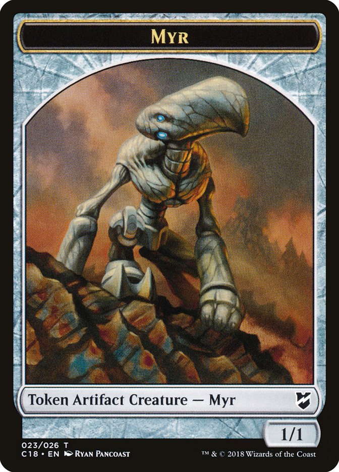 Myr Token (023/026) [Commander 2018 Tokens] | Deep Dive Games St. Marys