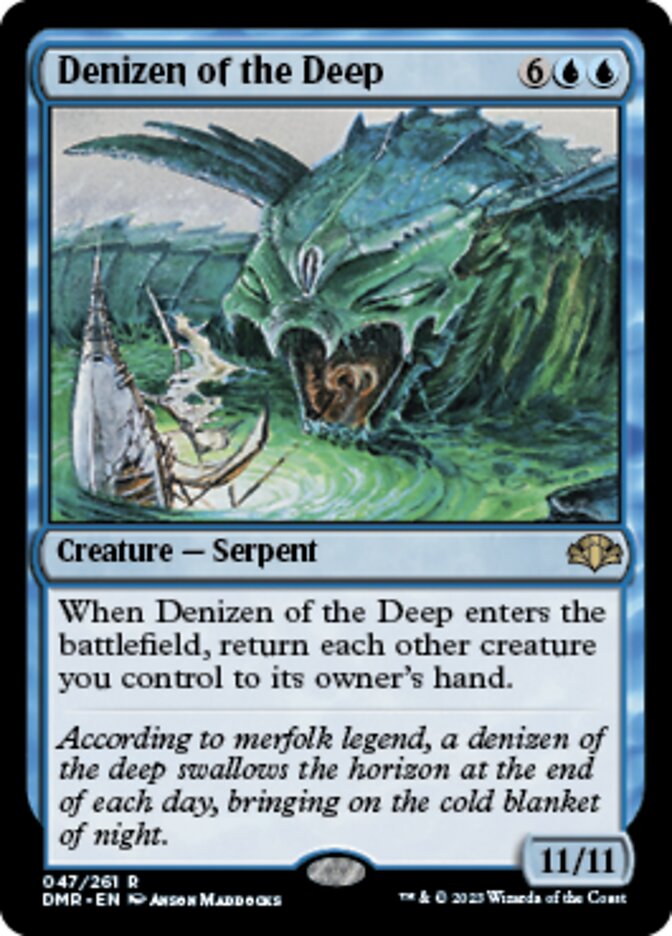 Denizen of the Deep [Dominaria Remastered] | Deep Dive Games St. Marys