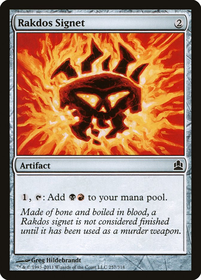 Rakdos Signet [Commander 2011] | Deep Dive Games St. Marys