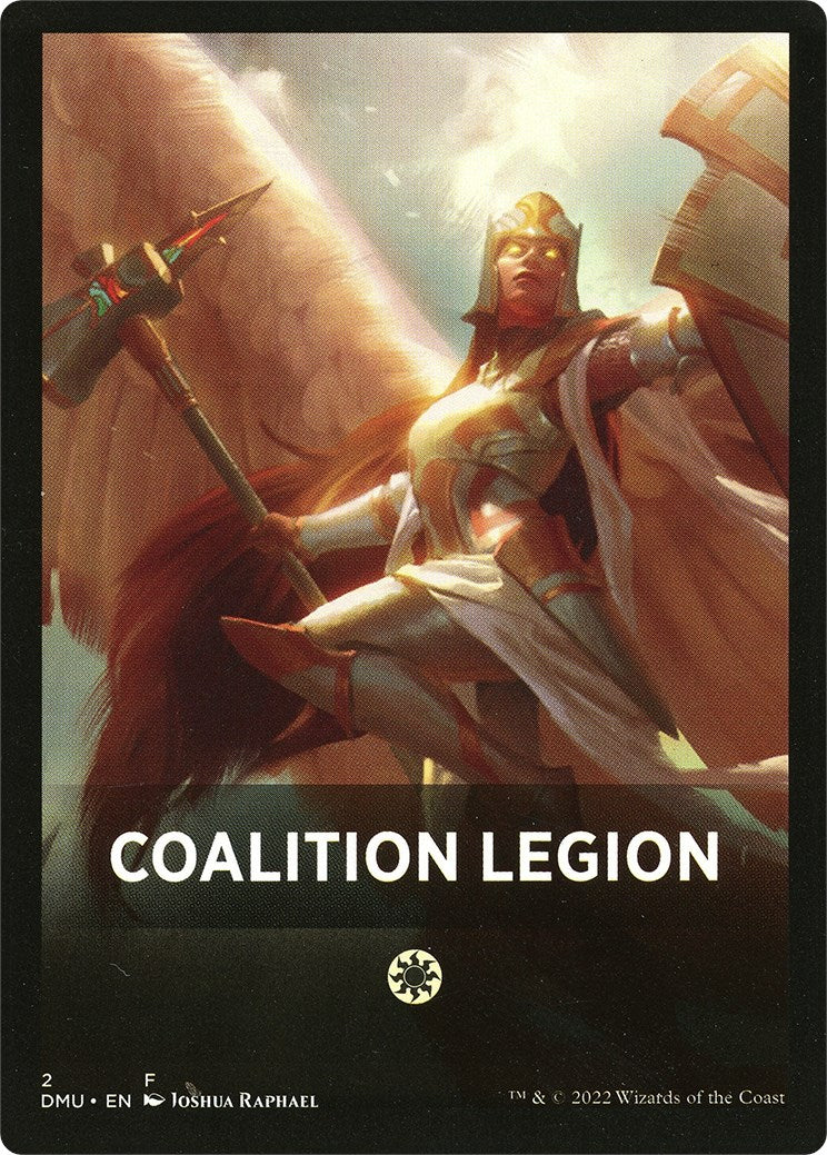 Coalition Legion Theme Card [Dominaria United Tokens] | Deep Dive Games St. Marys