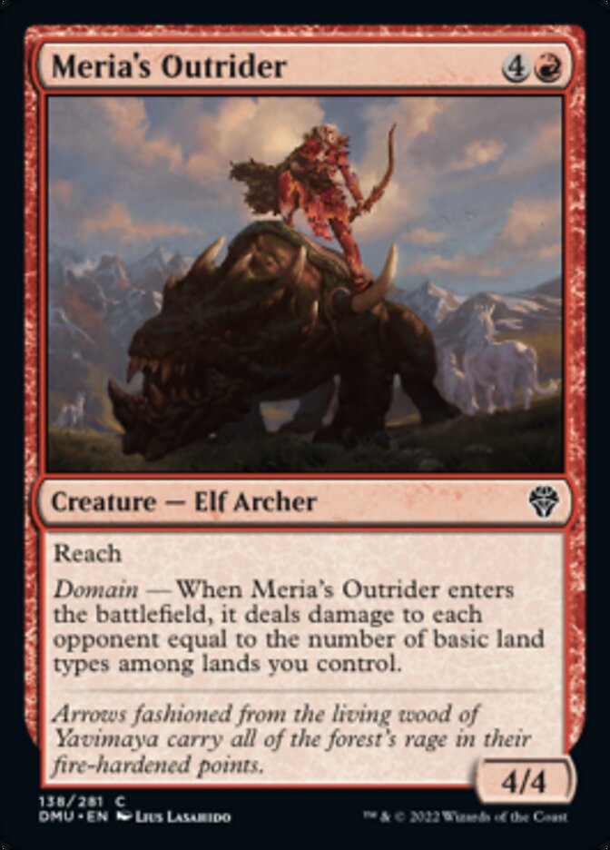 Meria's Outrider [Dominaria United] | Deep Dive Games St. Marys