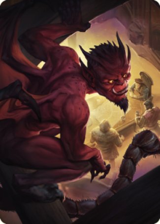 Nefarious Imp Art Card [Commander Legends: Battle for Baldur's Gate Art Series] | Deep Dive Games St. Marys