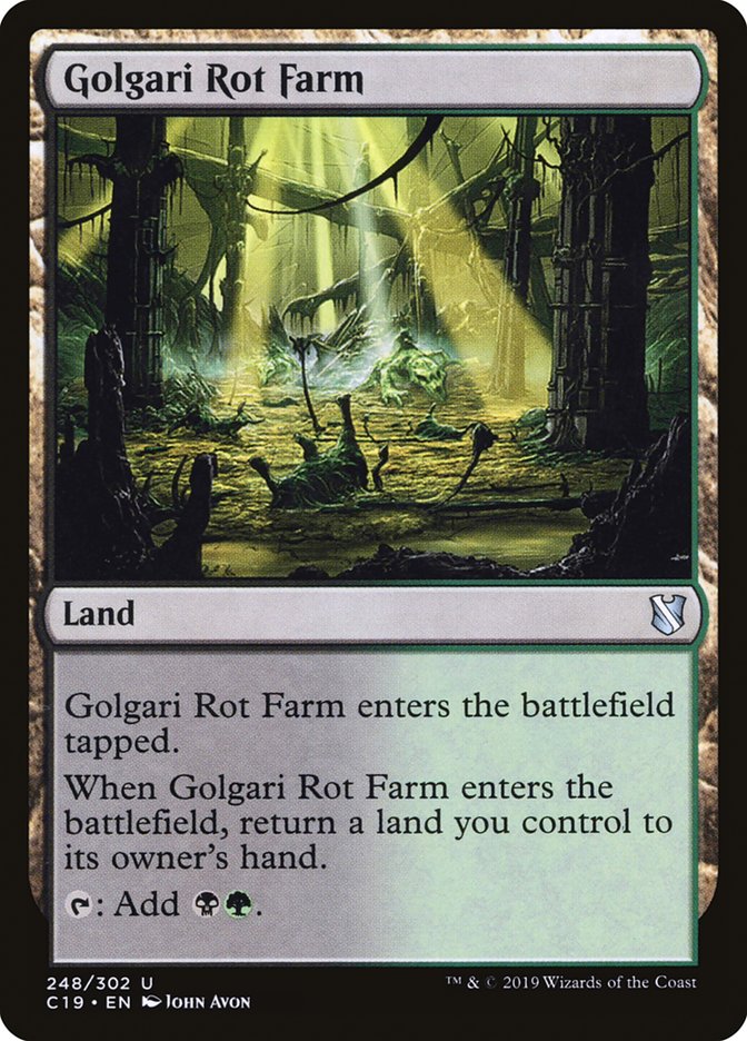 Golgari Rot Farm [Commander 2019] | Deep Dive Games St. Marys