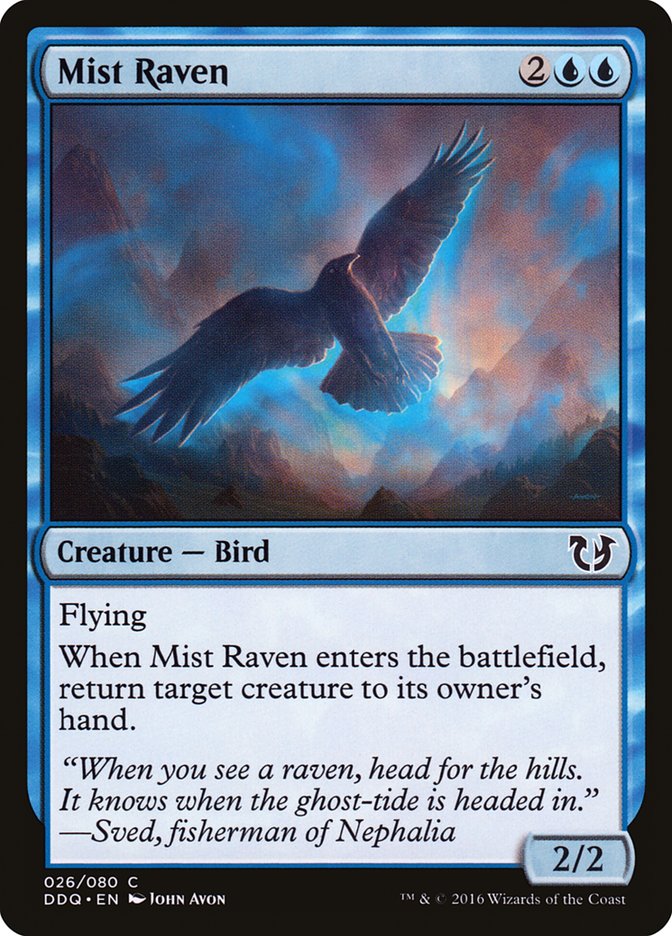 Mist Raven [Duel Decks: Blessed vs. Cursed] | Deep Dive Games St. Marys