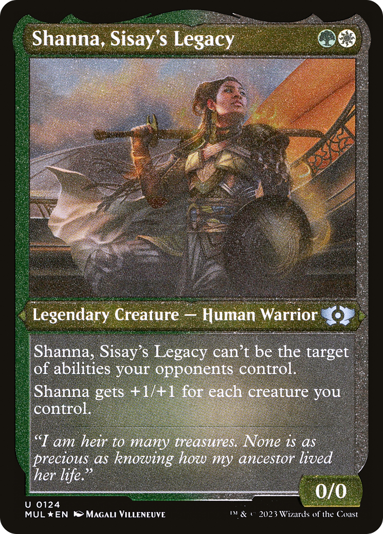 Shanna, Sisay's Legacy (Foil Etched) [Multiverse Legends] | Deep Dive Games St. Marys