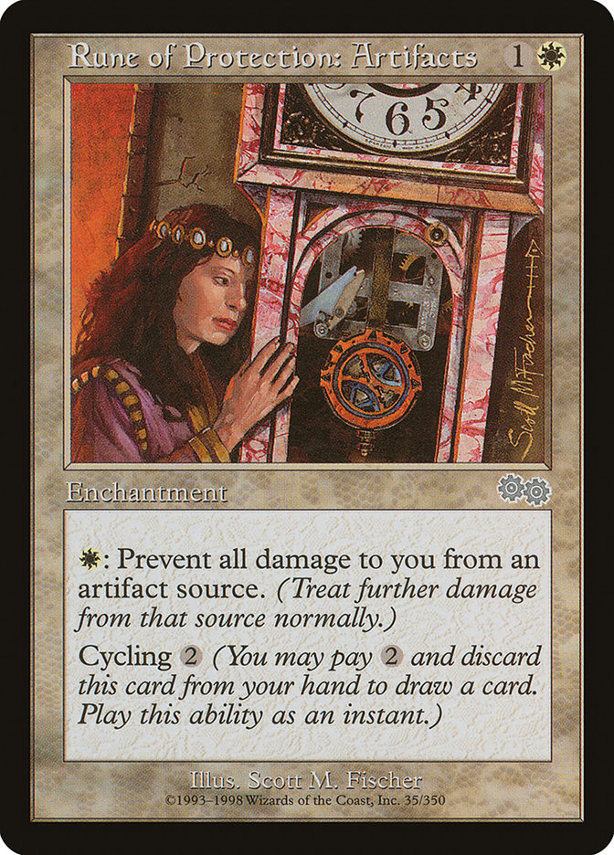 Rune of Protection: Artifacts [Urza's Saga] | Deep Dive Games St. Marys