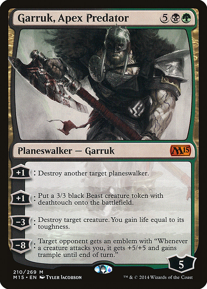 Garruk, Apex Predator [Magic 2015] | Deep Dive Games St. Marys