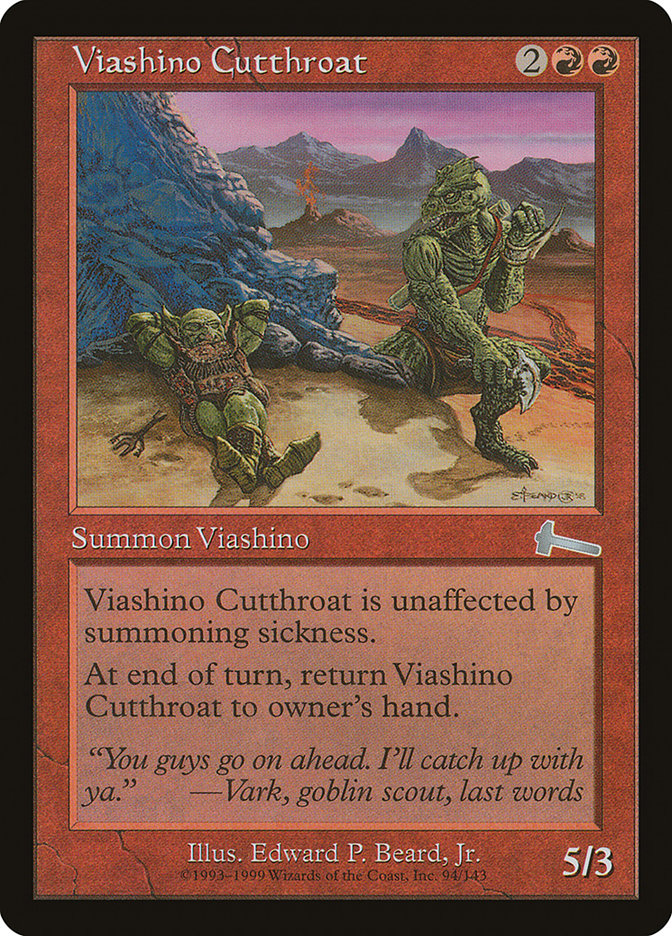 Viashino Cutthroat [Urza's Legacy] | Deep Dive Games St. Marys