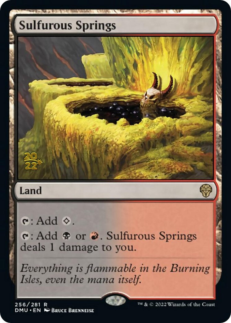 Sulfurous Springs [Dominaria United Prerelease Promos] | Deep Dive Games St. Marys