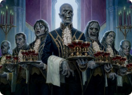 Dying to Serve Art Card [Innistrad: Crimson Vow Art Series] | Deep Dive Games St. Marys