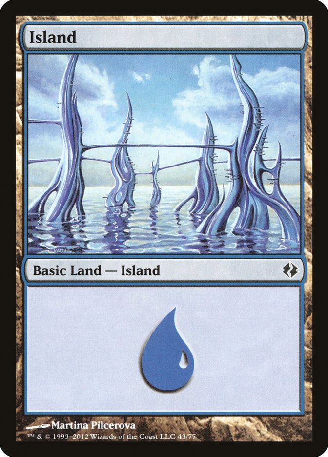 Island (43) [Duel Decks: Venser vs. Koth] | Deep Dive Games St. Marys