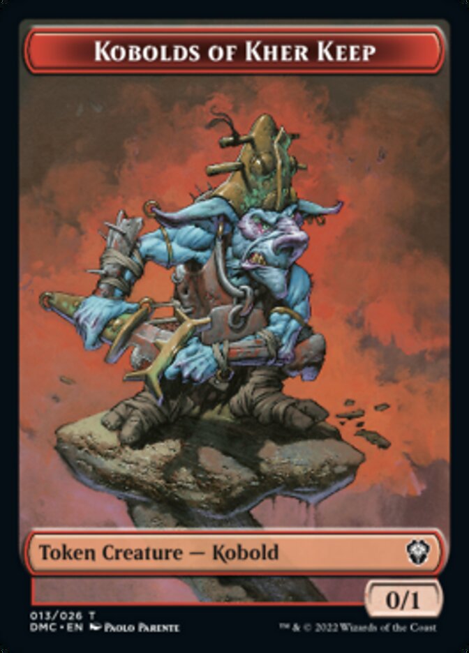 Saproling // Kobolds of Kher Keep Double-Sided Token [Dominaria United Tokens] | Deep Dive Games St. Marys