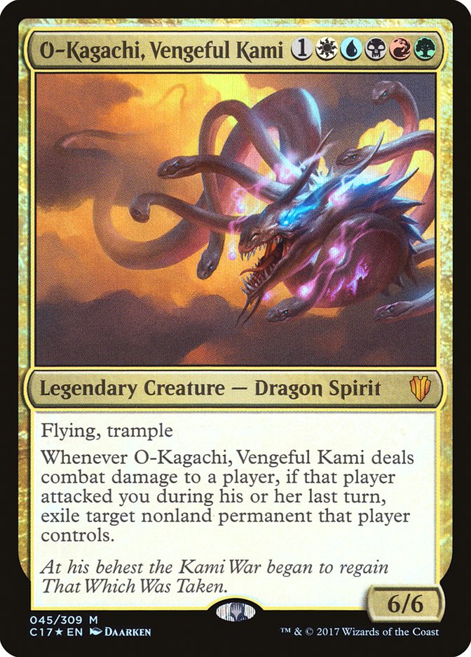 O-Kagachi, Vengeful Kami [Commander 2017] | Deep Dive Games St. Marys