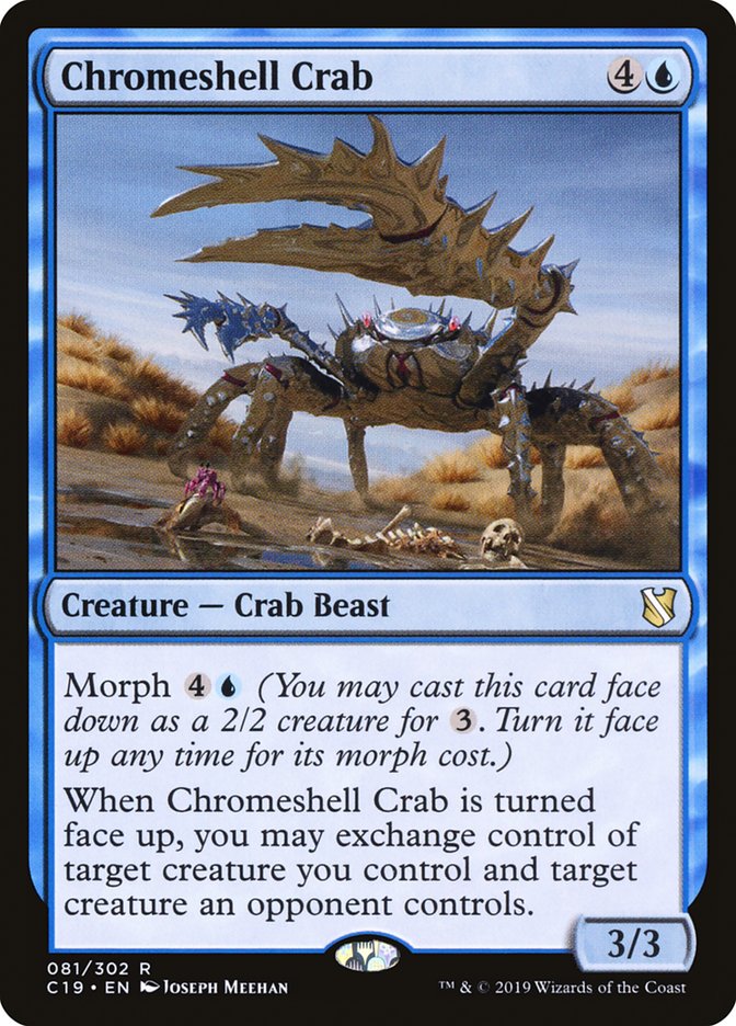 Chromeshell Crab [Commander 2019] | Deep Dive Games St. Marys