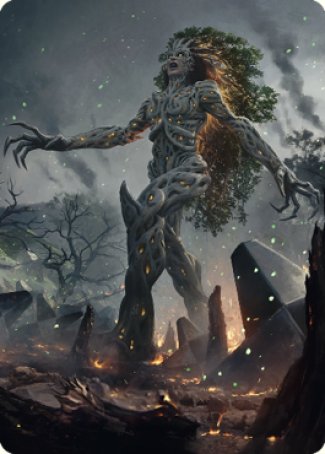 Titania, Gaea Incarnate Art Card [The Brothers' War Art Series] | Deep Dive Games St. Marys