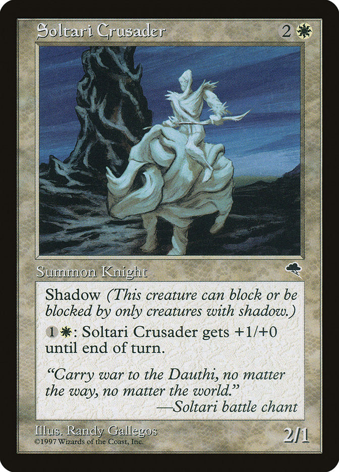 Soltari Crusader [Tempest] | Deep Dive Games St. Marys