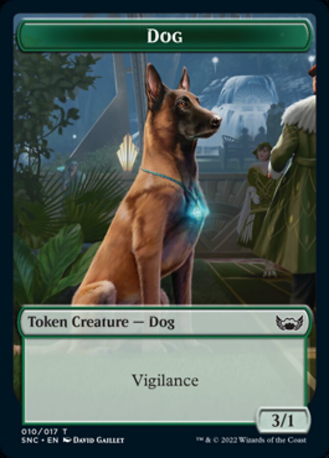 Dog Token [Streets of New Capenna Tokens] | Deep Dive Games St. Marys