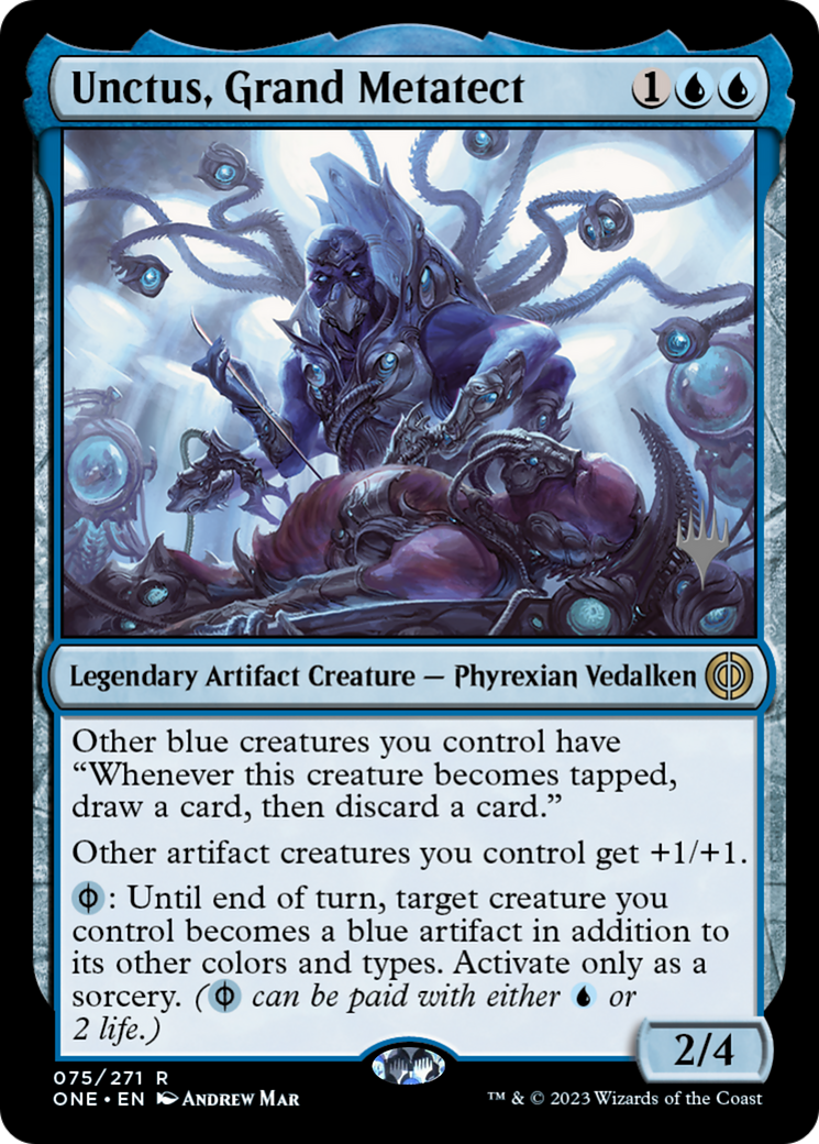 Unctus, Grand Metatect (Promo Pack) [Phyrexia: All Will Be One Promos] | Deep Dive Games St. Marys