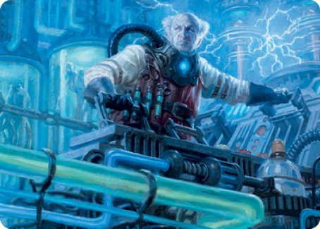Ludevic, Necrogenius Art Card [Innistrad: Midnight Hunt Art Series] | Deep Dive Games St. Marys