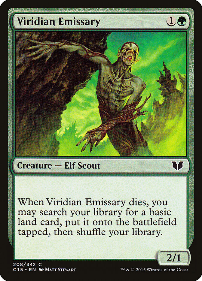 Viridian Emissary [Commander 2015] | Deep Dive Games St. Marys