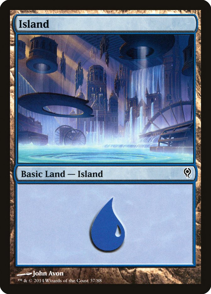 Island (37) [Duel Decks: Jace vs. Vraska] | Deep Dive Games St. Marys