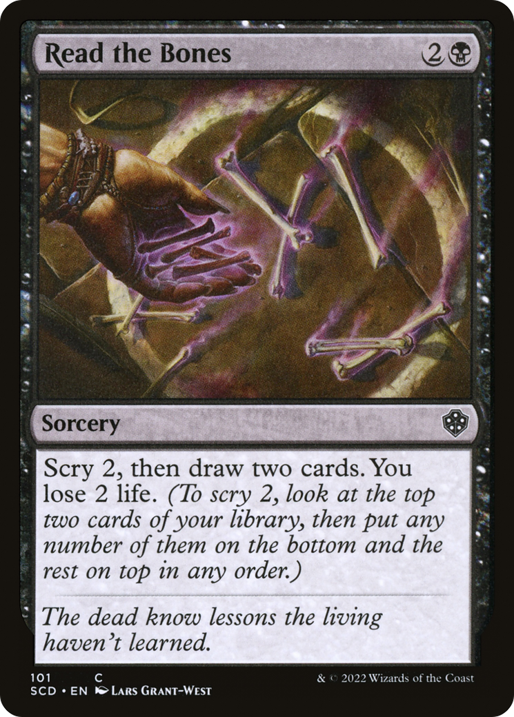 Read the Bones [Starter Commander Decks] | Deep Dive Games St. Marys