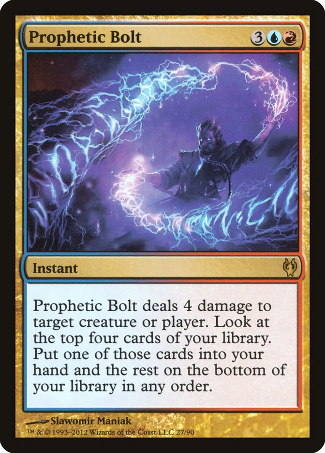 Prophetic Bolt [Duel Decks: Izzet vs. Golgari] | Deep Dive Games St. Marys