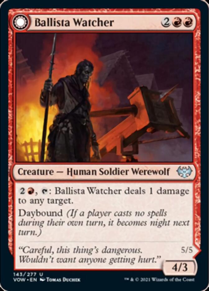 Ballista Watcher // Ballista Wielder [Innistrad: Crimson Vow] | Deep Dive Games St. Marys