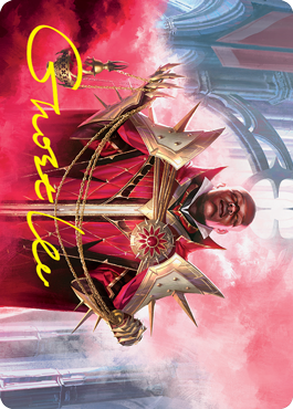 Markov Purifier Art Card (Gold-Stamped Signature) [Innistrad: Crimson Vow Art Series] | Deep Dive Games St. Marys