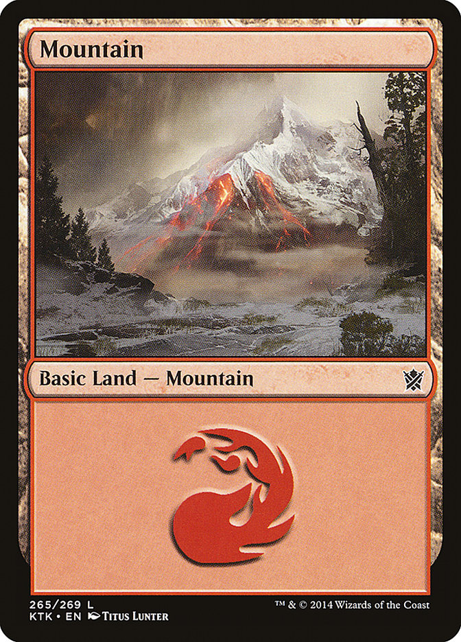 Mountain (265) [Khans of Tarkir] | Deep Dive Games St. Marys