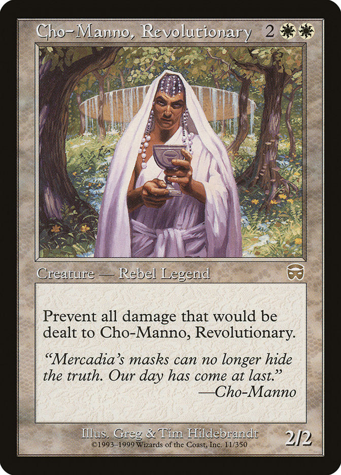 Cho-Manno, Revolutionary [Mercadian Masques] | Deep Dive Games St. Marys