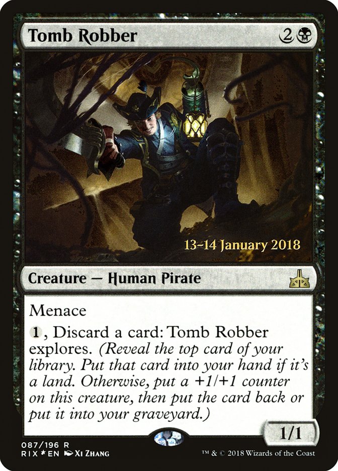 Tomb Robber [Rivals of Ixalan Prerelease Promos] | Deep Dive Games St. Marys