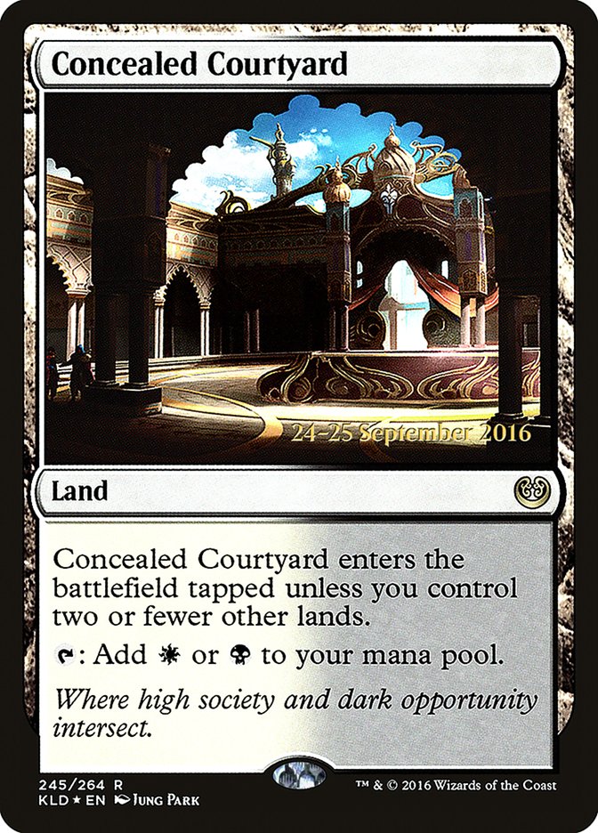 Concealed Courtyard [Kaladesh Prerelease Promos] | Deep Dive Games St. Marys