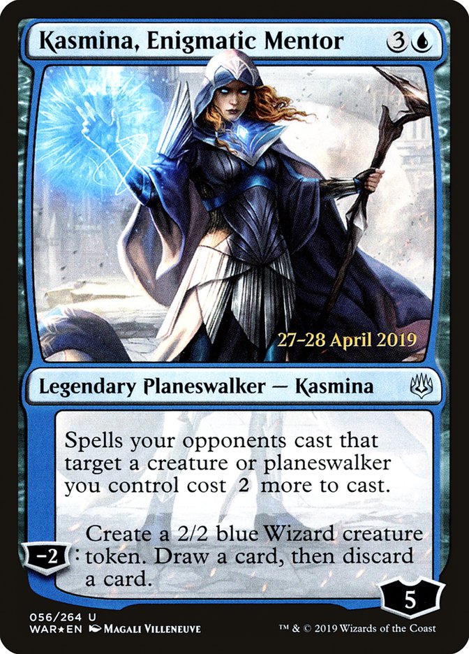 Kasmina, Enigmatic Mentor [War of the Spark Prerelease Promos] | Deep Dive Games St. Marys