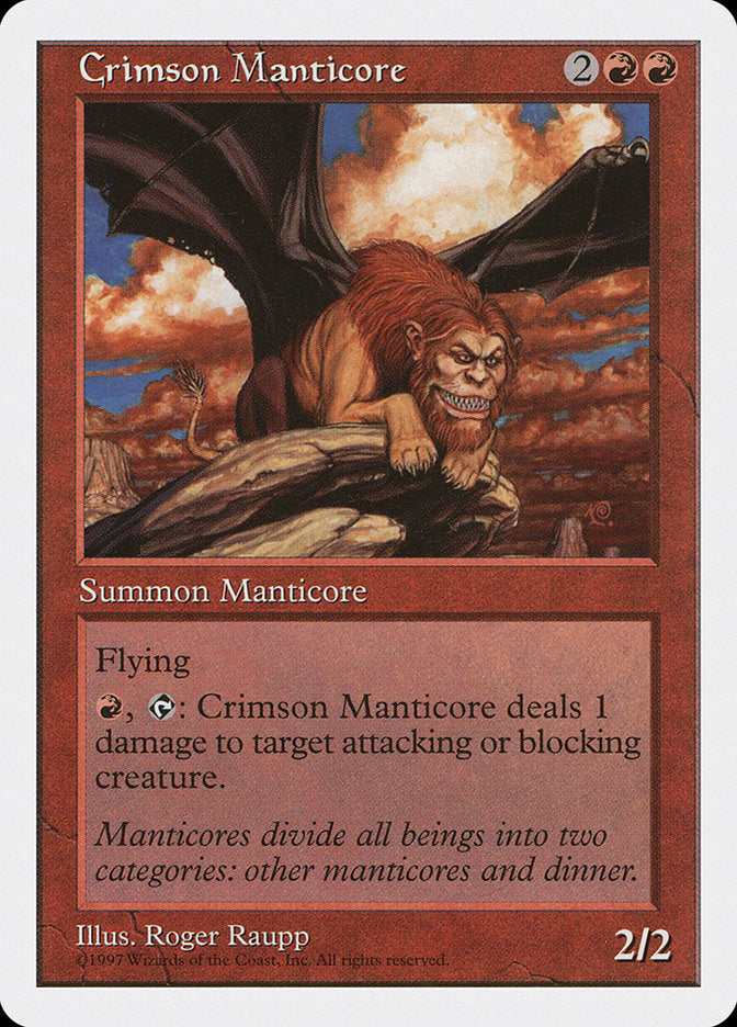 Crimson Manticore [Fifth Edition] | Deep Dive Games St. Marys