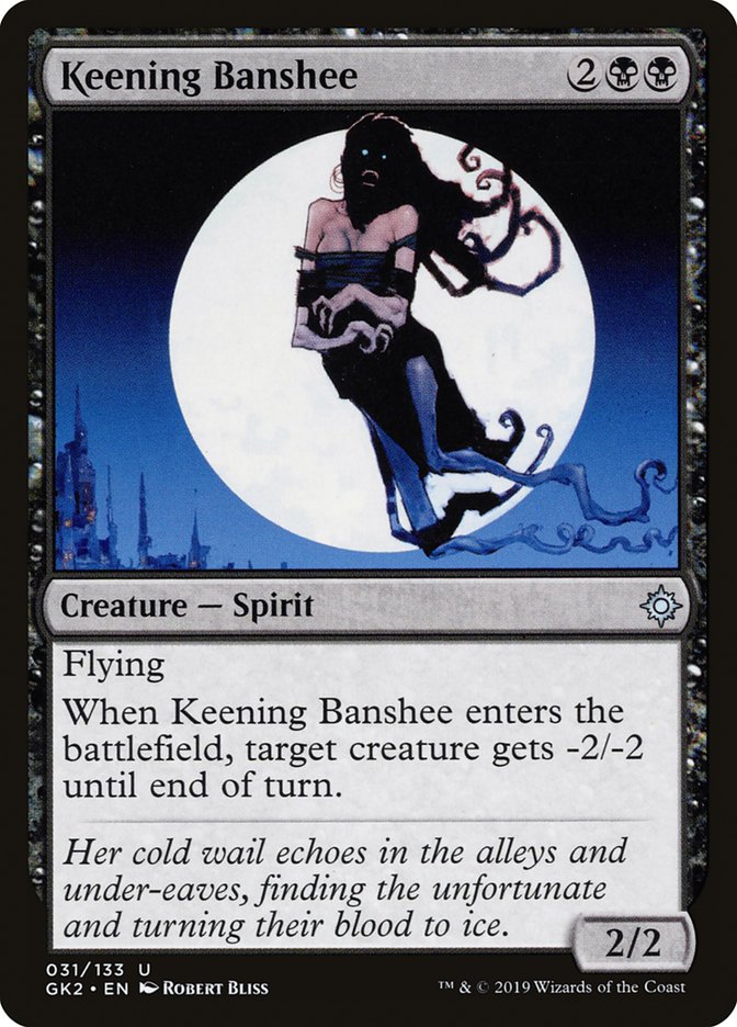 Keening Banshee [Ravnica Allegiance Guild Kit] | Deep Dive Games St. Marys