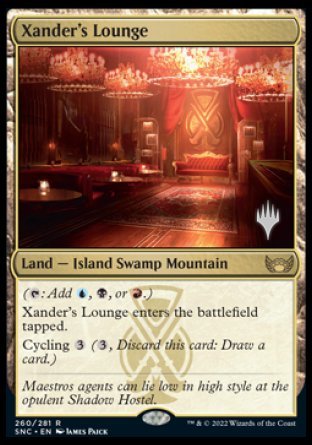 Xander's Lounge (Promo Pack) [Streets of New Capenna Promos] | Deep Dive Games St. Marys