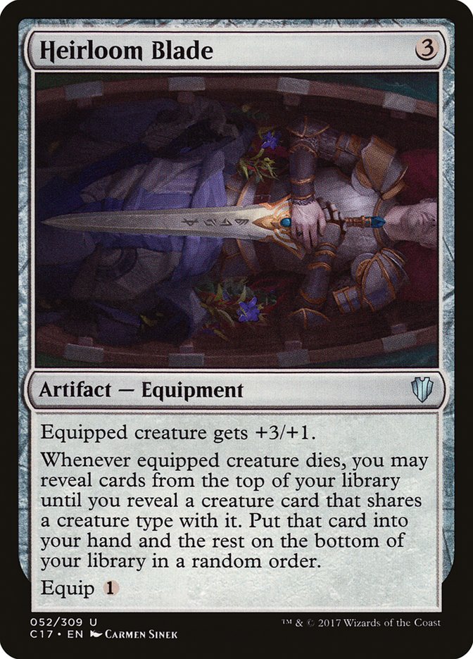 Heirloom Blade [Commander 2017] | Deep Dive Games St. Marys