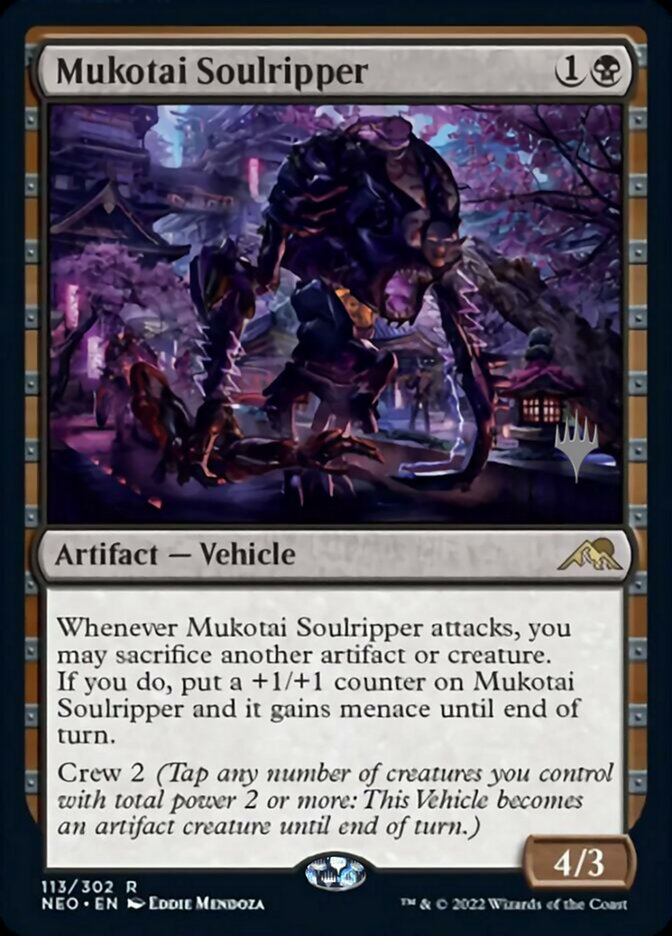 Mukotai Soulripper (Promo Pack) [Kamigawa: Neon Dynasty Promos] | Deep Dive Games St. Marys