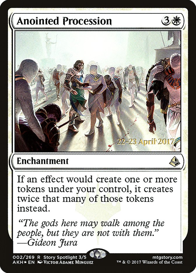 Anointed Procession [Amonkhet Prerelease Promos] | Deep Dive Games St. Marys