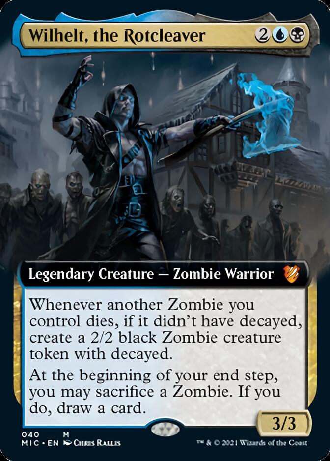 Wilhelt, the Rotcleaver (Extended Art) [Innistrad: Midnight Hunt Commander] | Deep Dive Games St. Marys