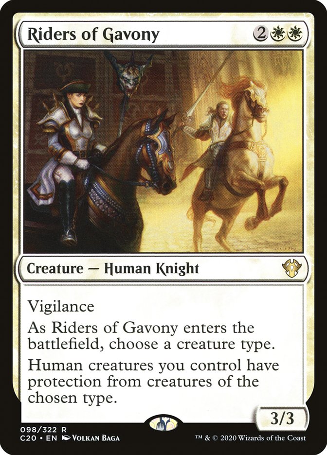 Riders of Gavony [Commander 2020] | Deep Dive Games St. Marys