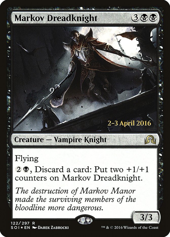 Markov Dreadknight [Shadows over Innistrad Prerelease Promos] | Deep Dive Games St. Marys