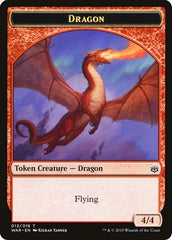 Dragon // Spirit Double-Sided Token [Challenger Decks 2020 Tokens] | Deep Dive Games St. Marys