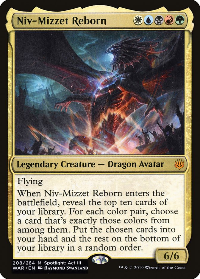 Niv-Mizzet Reborn [War of the Spark] | Deep Dive Games St. Marys