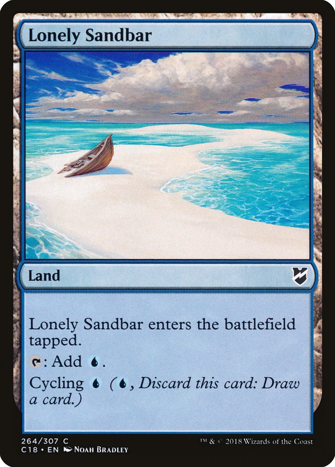 Lonely Sandbar [Commander 2018] | Deep Dive Games St. Marys