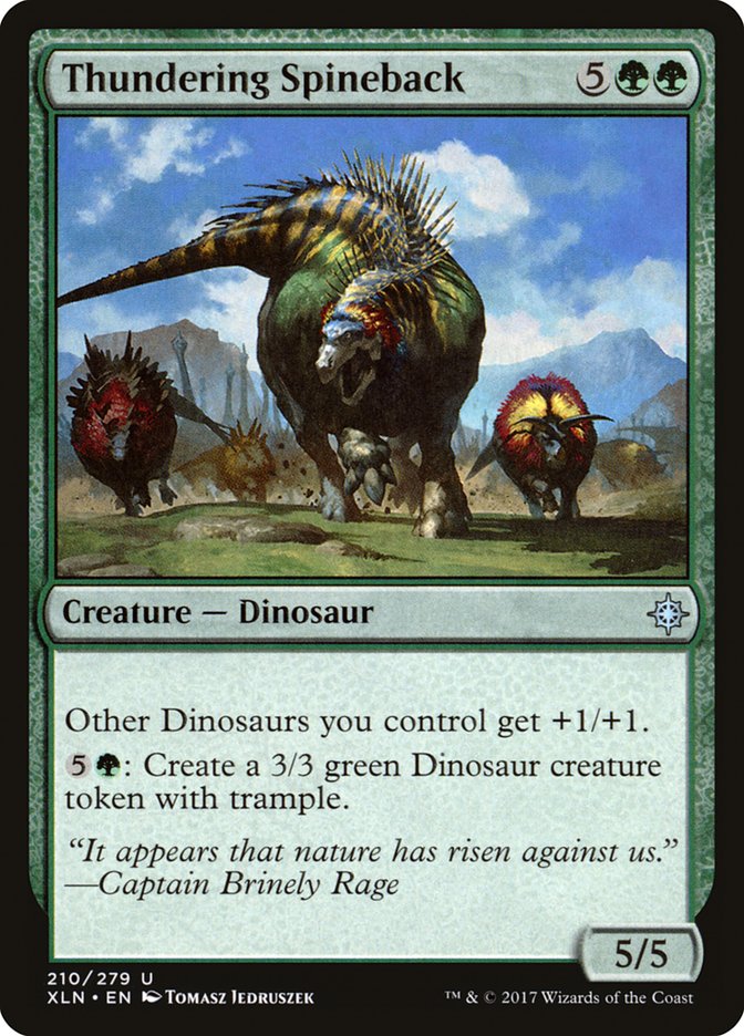 Thundering Spineback [Ixalan] | Deep Dive Games St. Marys