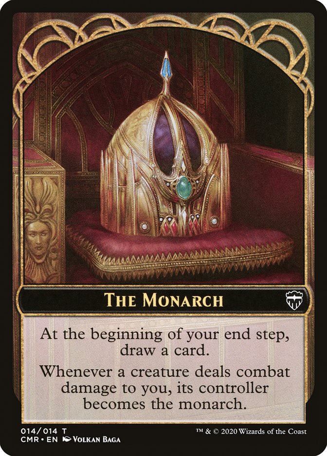 The Monarch // Spirit Double-Sided Token [Commander Legends Tokens] | Deep Dive Games St. Marys