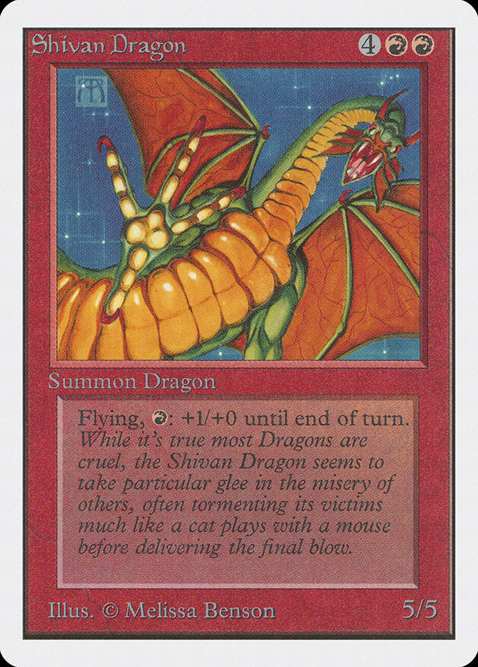 Shivan Dragon [Unlimited Edition] | Deep Dive Games St. Marys