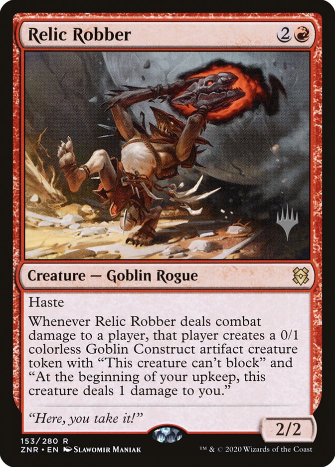 Relic Robber (Promo Pack) [Zendikar Rising Promos] | Deep Dive Games St. Marys